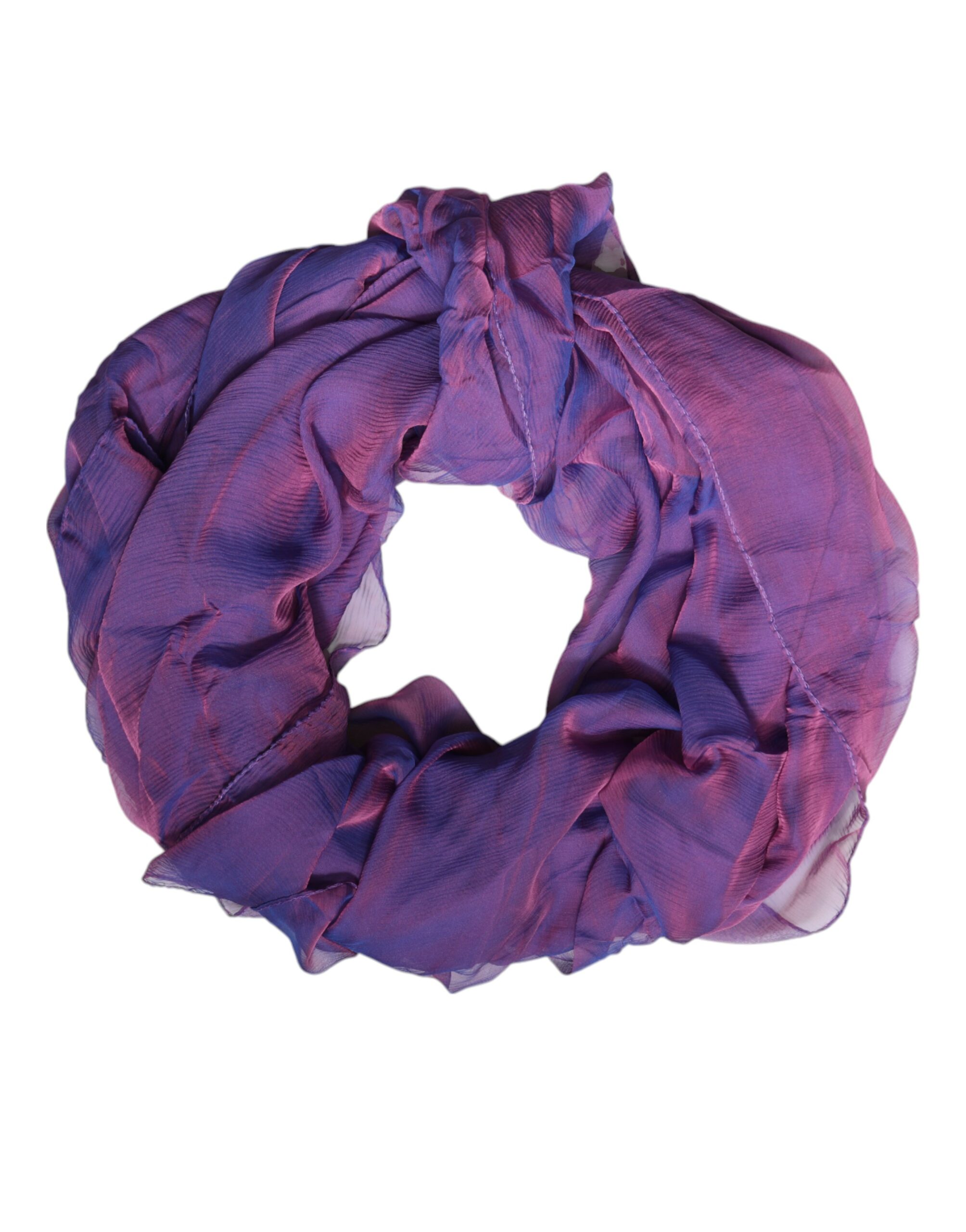 DOLCE & GABBANA Silk Scarf Wo - Purple Scarves