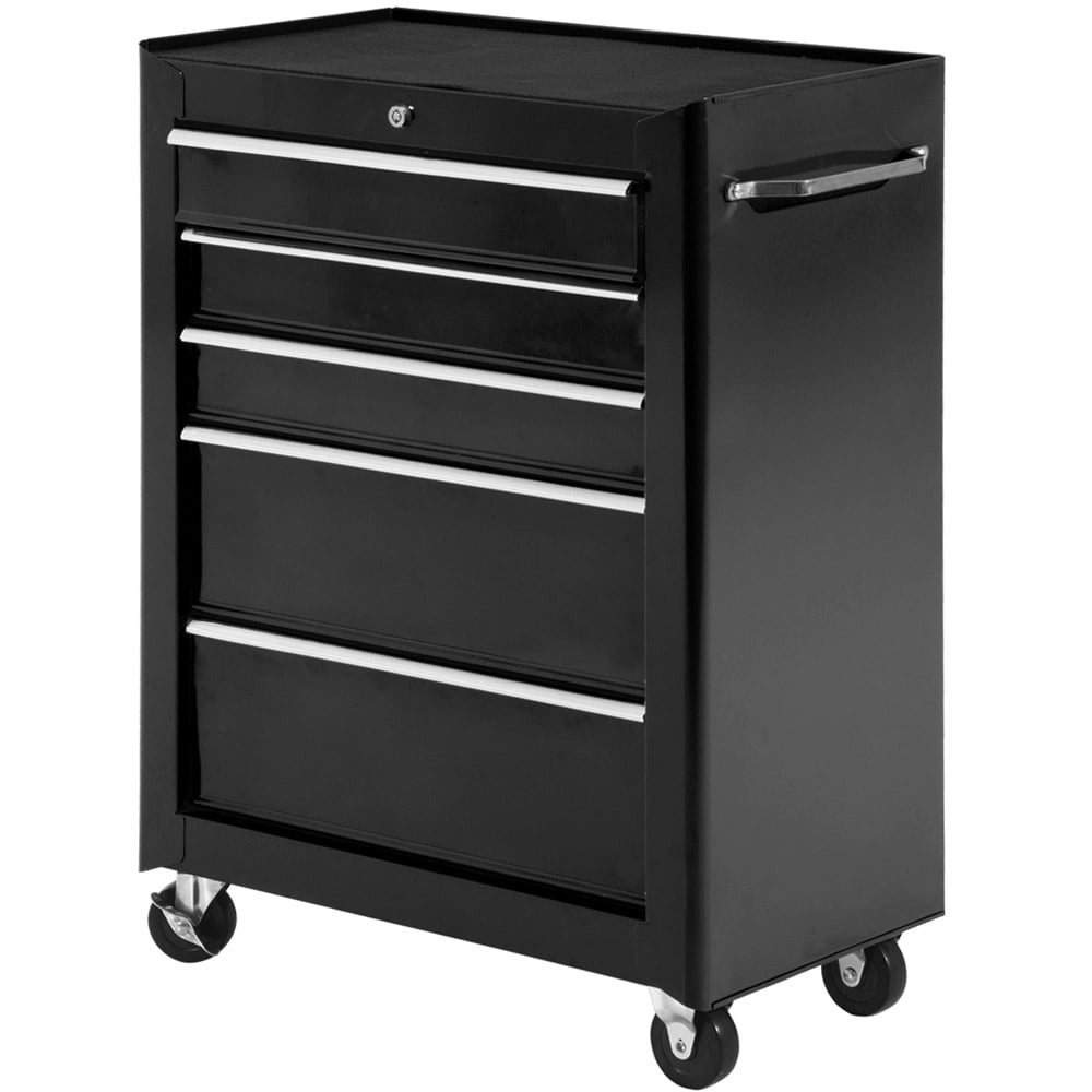 Homcom 5 Drawer Rolling Storage Tool Cabinet