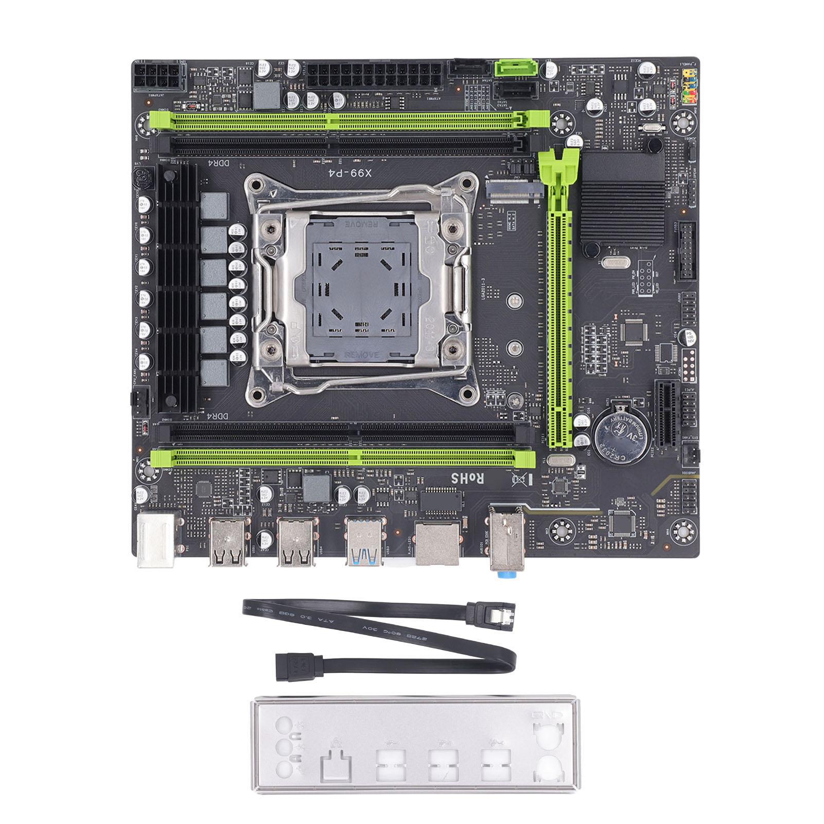 DIYelecs X99 P4 Computer Motherboard Lga2011 Cpu 4 Ddr4 Usb3.0 Sata Pcie M.2 Computer Mainboard Gaming