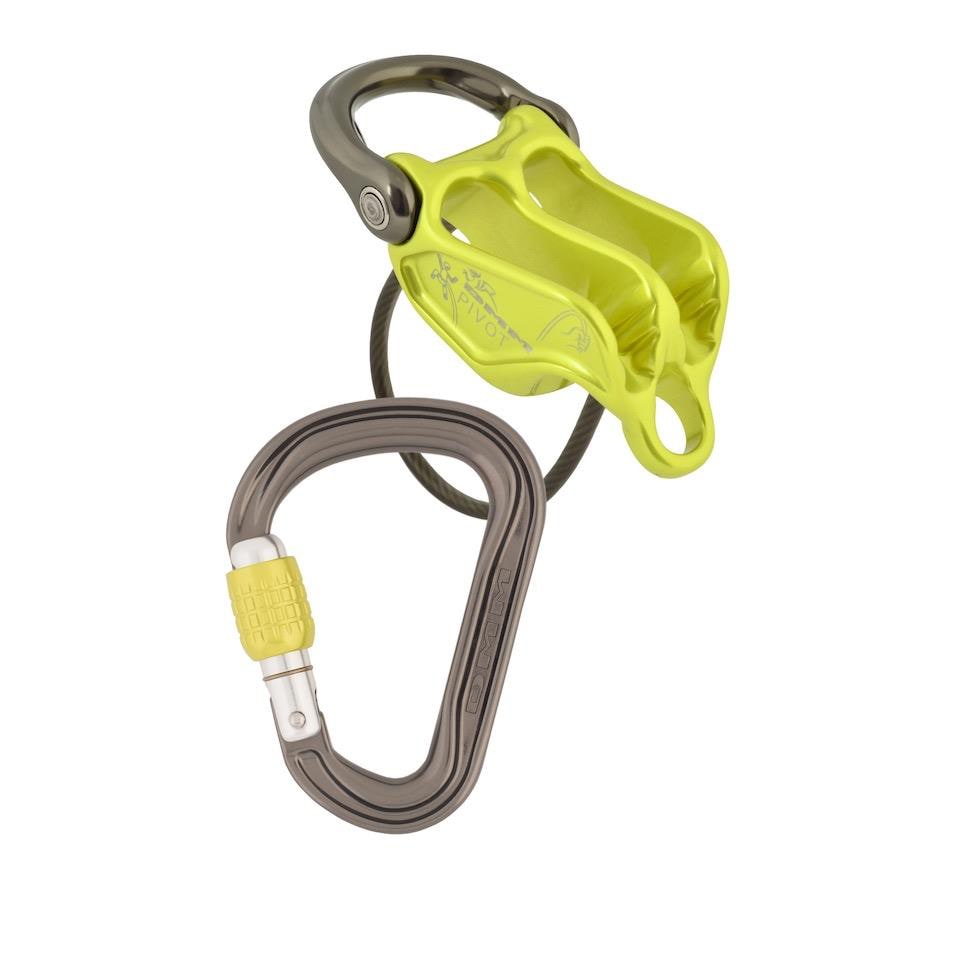 DMM Pivot/Phantom KMS Set Belay Device | lime