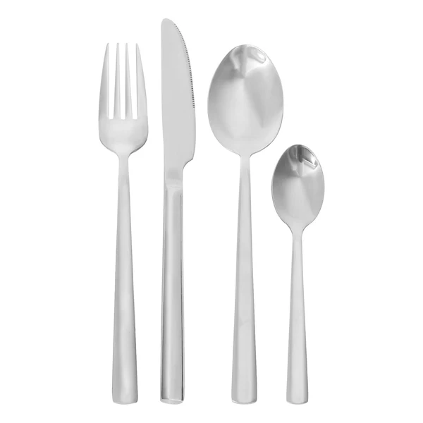 Argon Tableware Tondo 24 Piece Cutlery Set, Service for 6 gray