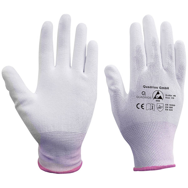 QUADRIOS 1903ec073 Esd Mittens Natural Rubber Latex Esd Gloves Nat...