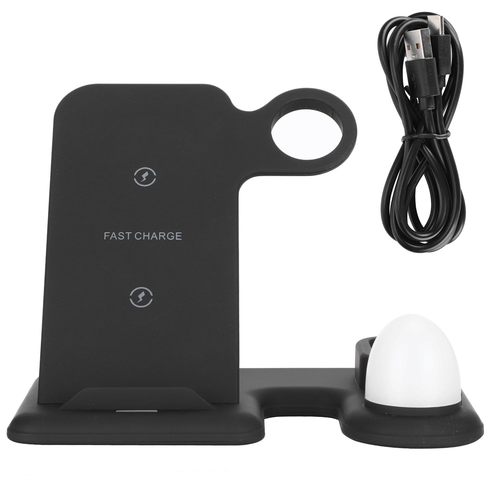 OutsideWorld 4 in 1 Wireless Charger Stand Bracket Multifunctional Fast Charging Mobile Phone Accessories