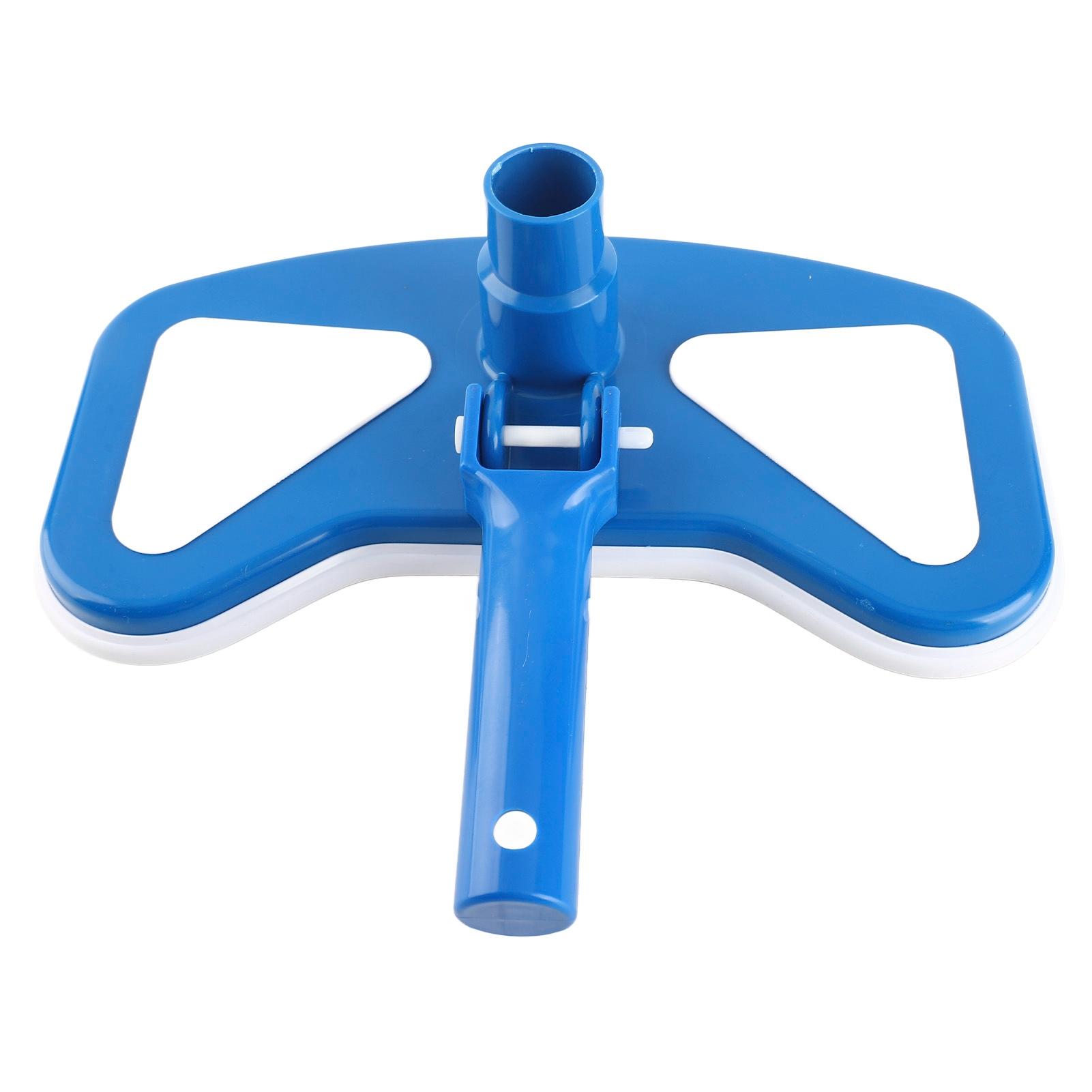 Lixada 12 Swimming Pool Curved Blue and White Suction Vacuum Head Brush Pool Tools