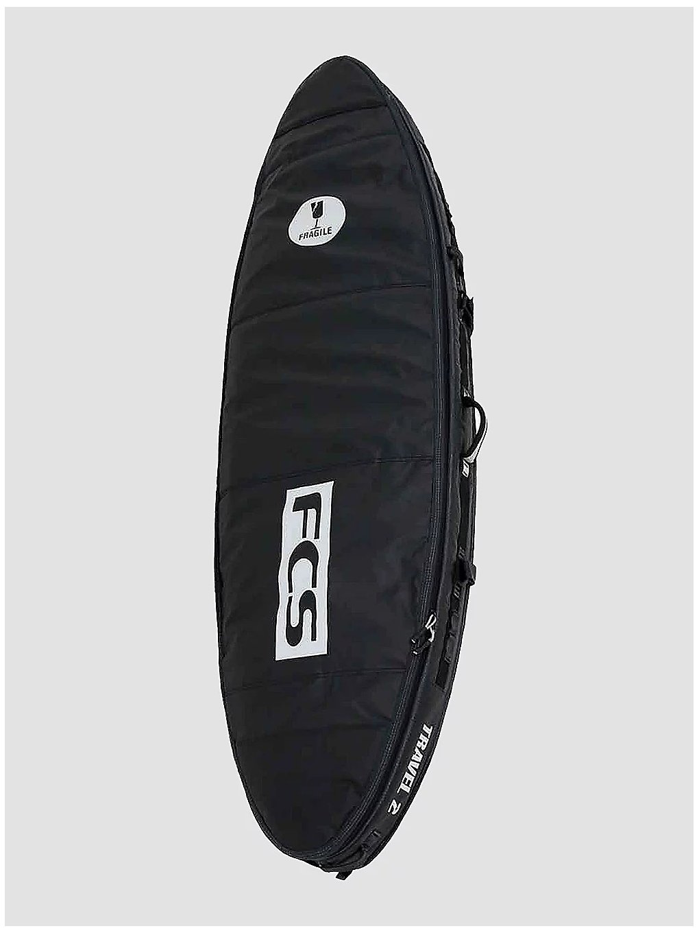 FCS Fins FCS Travel 2 All Purpose Board Cover - Black/Grey