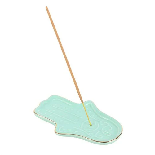 KDMD Blue Hamsa Hand Incense Stick Holder
