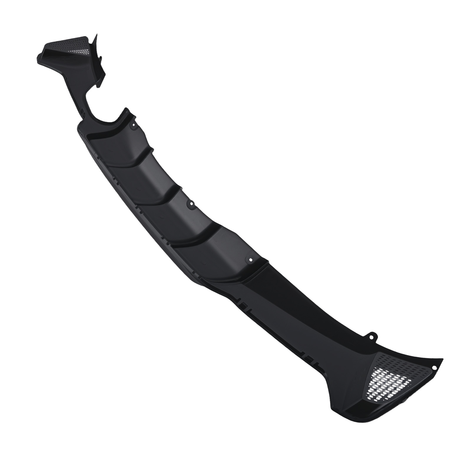 MaXpeedingrods Rear Bumper Diffuser Glossy Black compatible for BMW 4 Series F32 F33 F36 M Sport 2014-2020