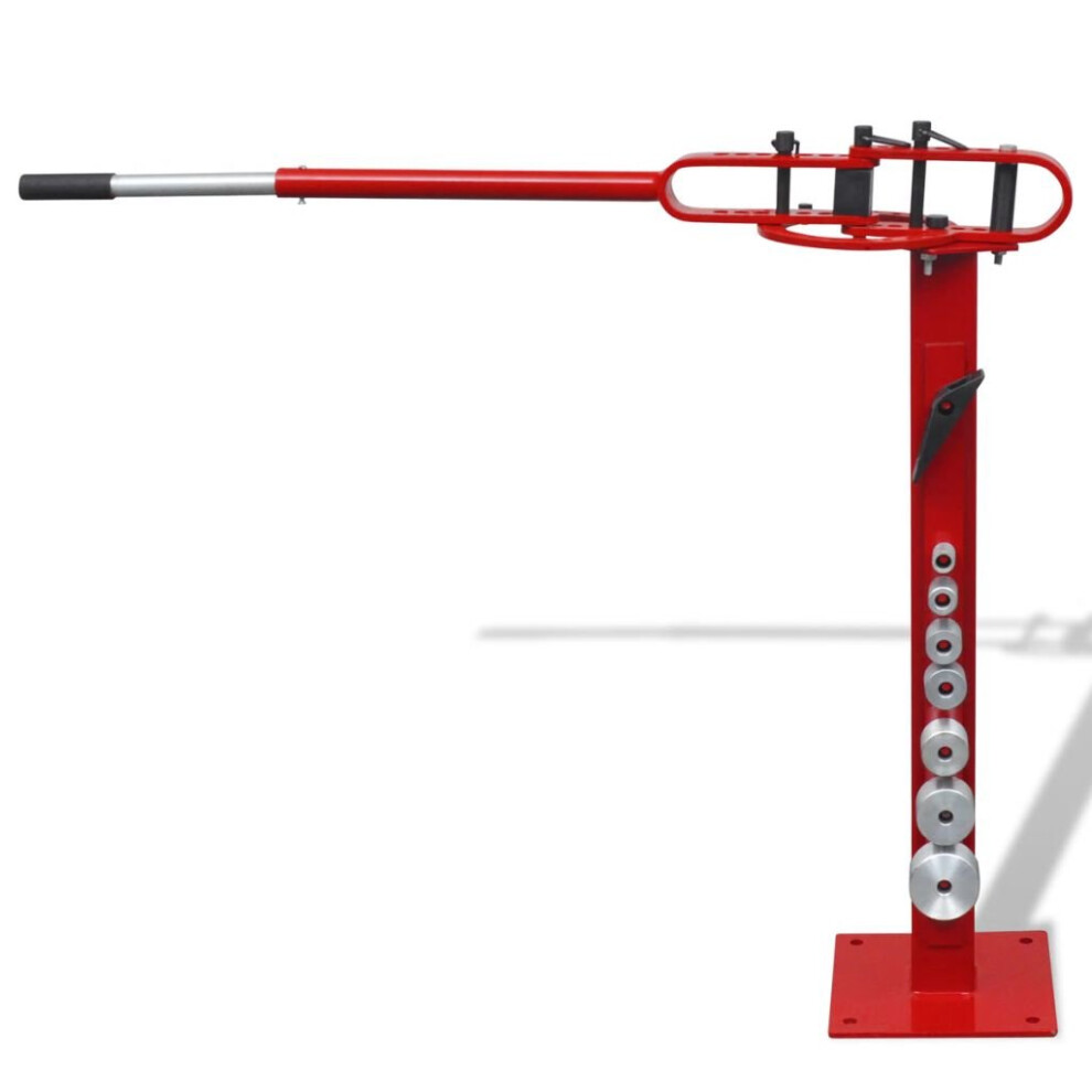 VidaXL Manually Operated Floor-Mounted Steel Pipe Bending Machine