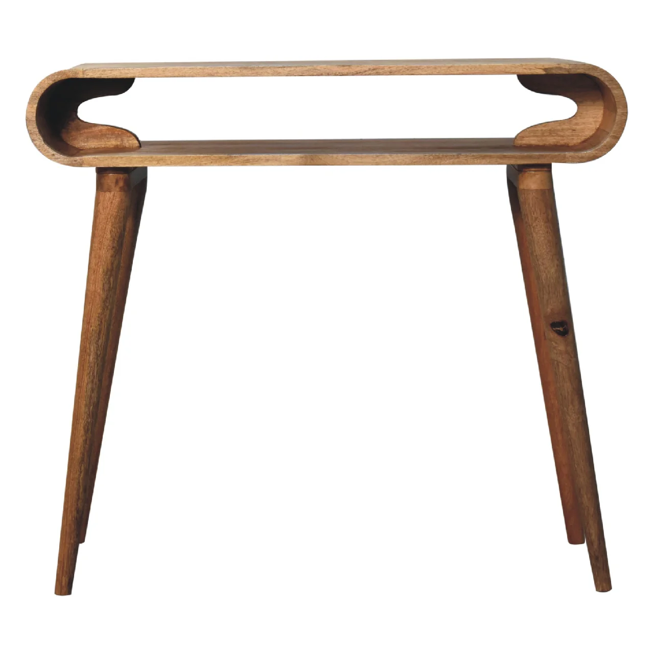 That Home Shop Amaya Oak-ish Nordic Style Console Tables