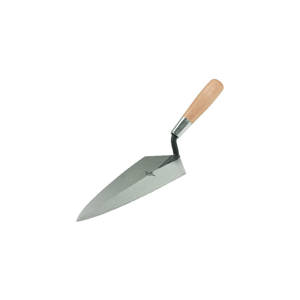 Marshalltown 19 Philadelphia Pattern Brick Trowel Wooden Handle 11in