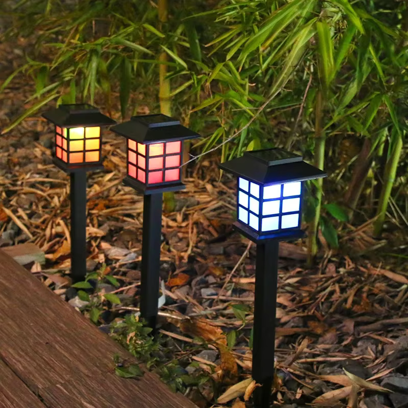 SHENZHITECH Solar Outdoor Lights 2Pack LED Solar Path Light, Waterproof Walkway Landscape Lighting for Your