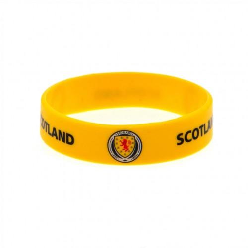 Scotland FA Scotland FA Official Silicone Wristband (One Size) (Yellow)