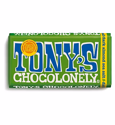 Jarrold Deli Other Brands Tony's Chocolonely Almond & Sea Salt Dark Chocolate Bar 180g, 180g