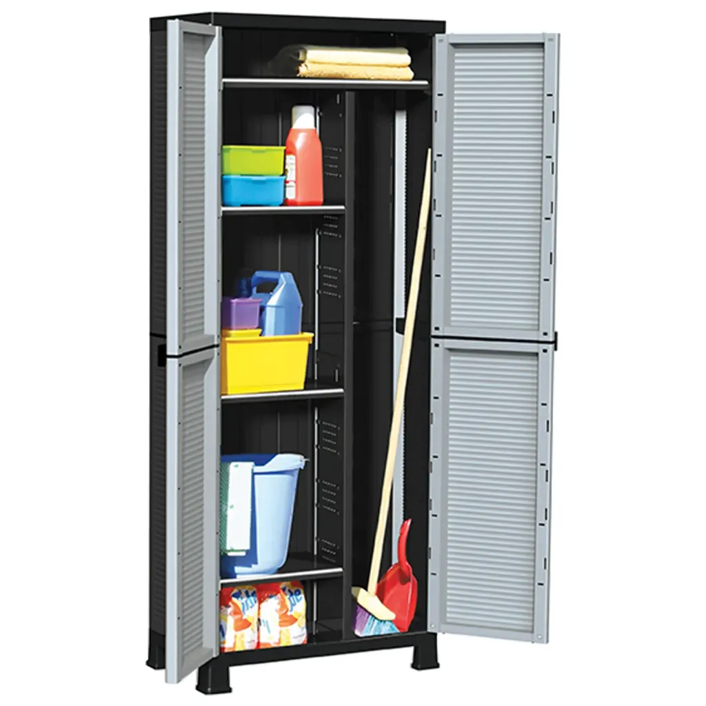 VidaXL Plastic Cabinet 68x39x171.5 cm