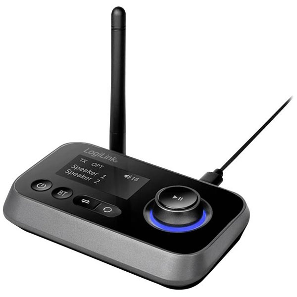 LOGILINK Bluetooth 5.0 2-in-1 Audio Transmitter & Receiver