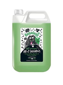 BUGALUGS Dog Shampoo All in 1 shampoo & conditioner dog grooming products for smelly dogs with fragrance, best vegan pet puppy shampoo (5 Litre)