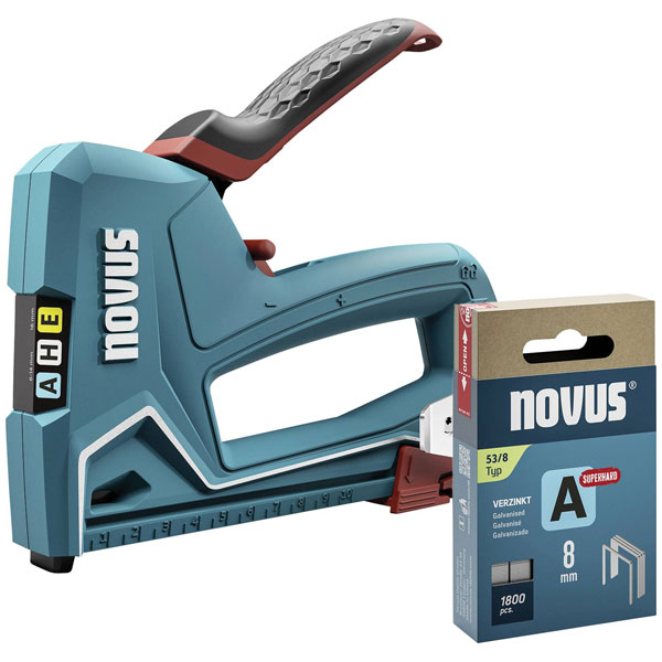 Novus 030-0460 J-29 Handheld Stapler, Zinc, Ergonomic, 6-14mm Staples