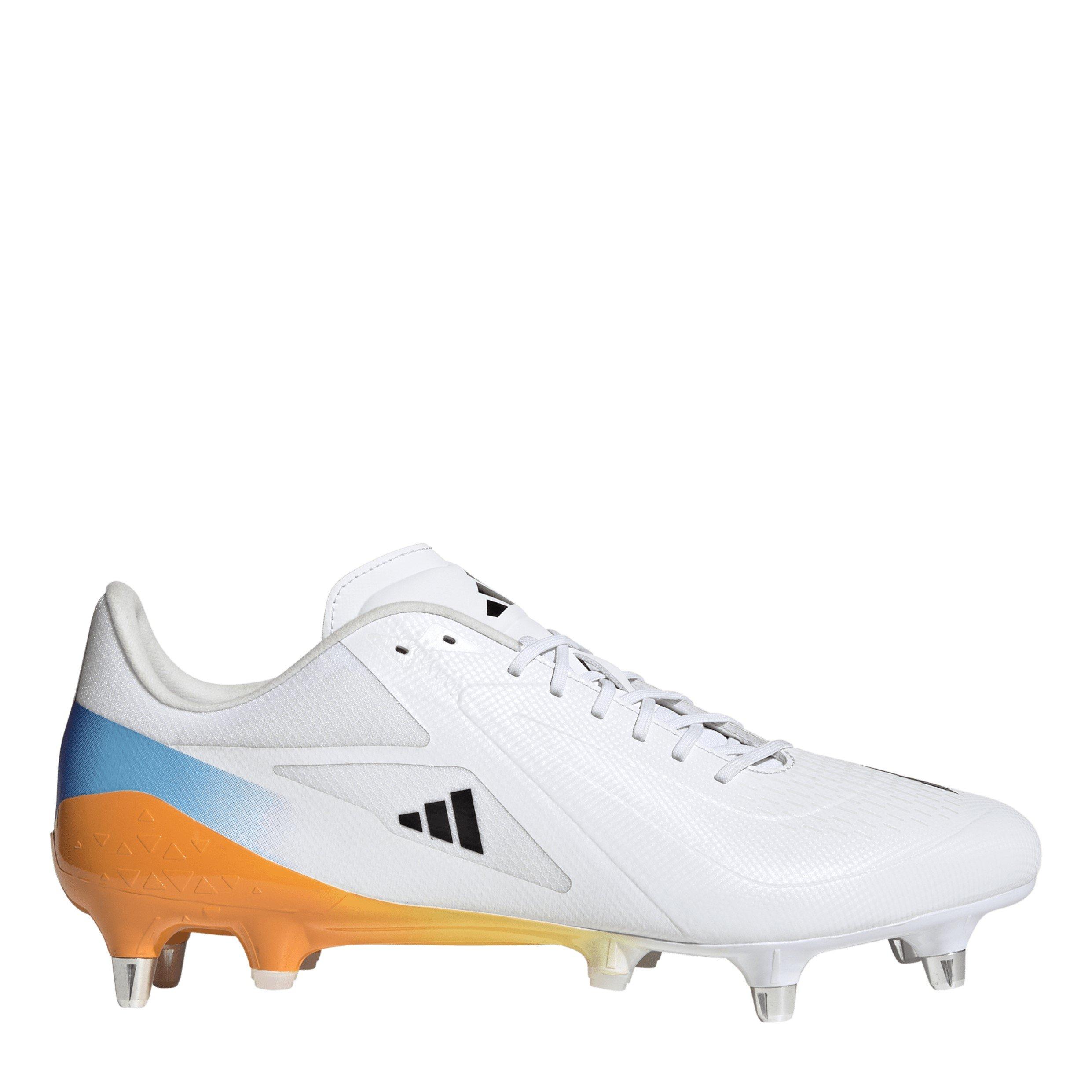 Adidas Adizero RS15 Ultimate Adults Soft Ground Rugby Boots - White