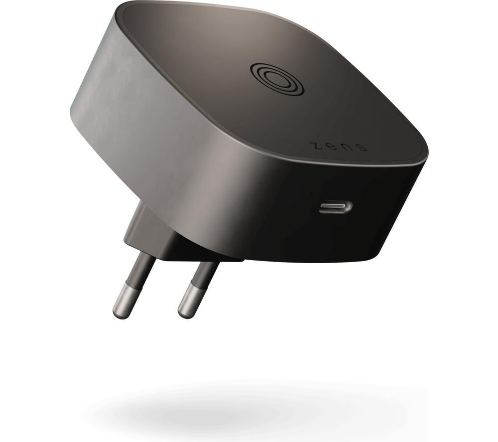 Zens Qi2 Wireless & Usb-c Charging Adapter, Black