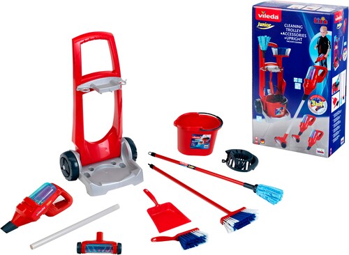 Klein Vileda Cleaning Trolley & 3in1 Upright Vacuum Cleaner