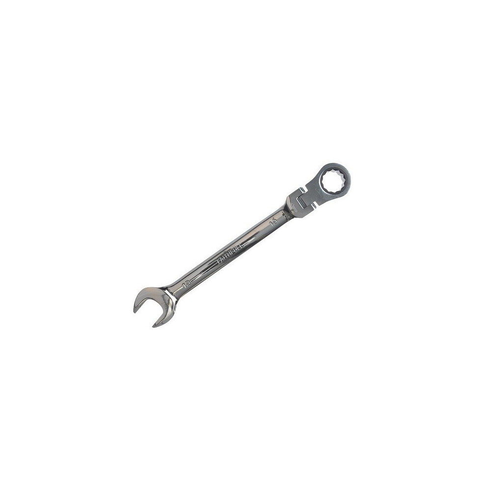 Faithfull FAISPARAT24 Ratchet Combi Spanner 12 Point Chrome Vanadium Chrome Plated 24 mm