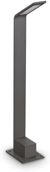 Ideal Lux Lighting The Italian Collection N25595 The Italian Collection AGOS SMALL 4000K LED Outdoor Post Light - Anthracite Grey
