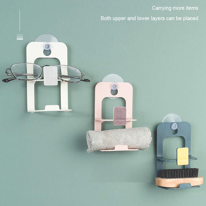 NATAWA Kitchen Sponges Holder Self Adhesive Sink Sponges Drain Drying Rack Storage Holder Kitchen Sink Drain Rack Accessories