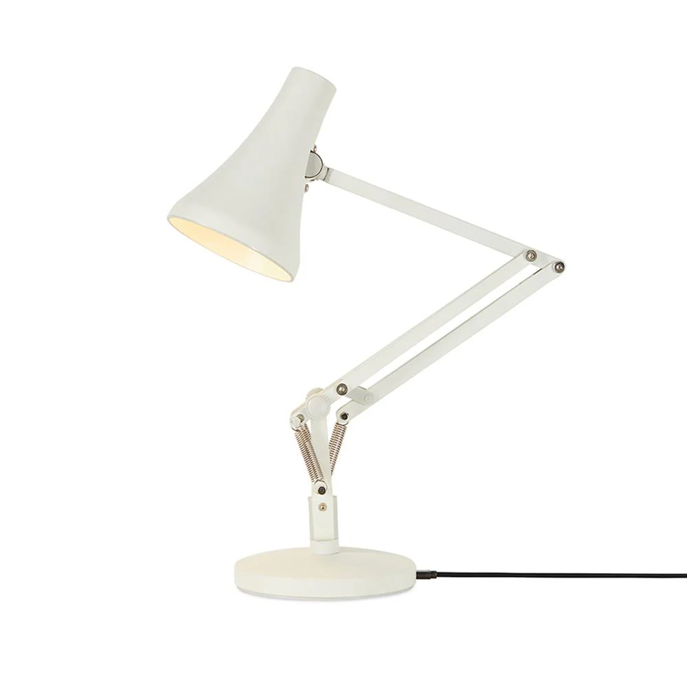 Anglepoise Type 90 Mini Mini Desk Lamp - Jasmine white Desk Lamps Anglepoise White