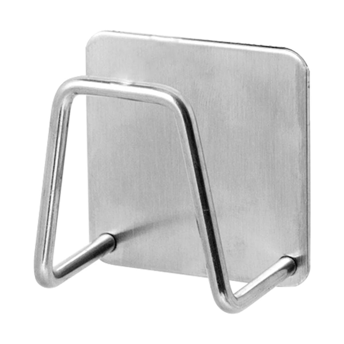 Binchi Lighting Appliances Sink Organiser Self Adhesive Stainless Steel Sponges Holder Rustproof and Waterproof Sink Storage Holder Sink Accessories NEW