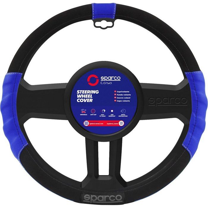 Sparco Couvercle Du Volant Sport Line Bleu - Spc1108az