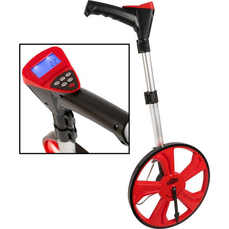 Minotaur Digital Measuring Wheel in Red