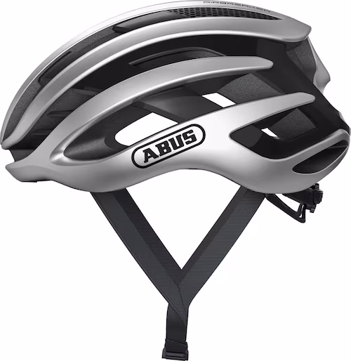 Abus Airbreaker Road Bike Helmet - Silver / Large / 58cm / 62cm