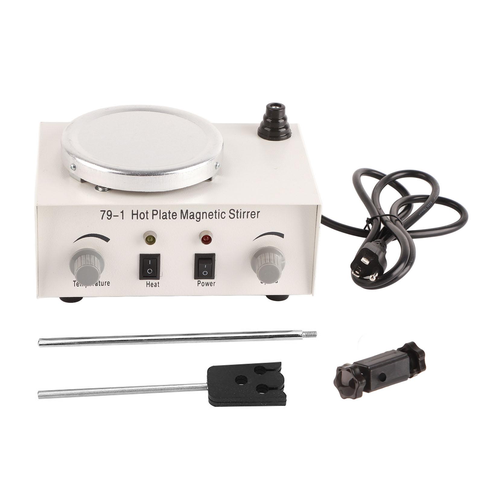 Koogeelife Magnetic Stirrer Hot Plate Temperature Control Mixer Stirring Laboratory