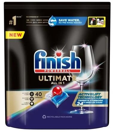 MANADA - HomeCare Finish, Quantum Ultimate Dishwasher capsules, 40 pieces