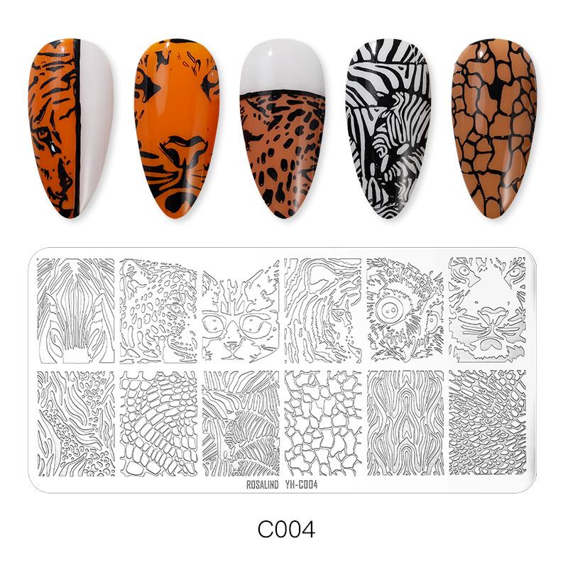 ROSALIND Gel Polish Stamping Paint Hybrid Lacquer Uv Nail Polishes Nail Art Manicure Stamping Plate