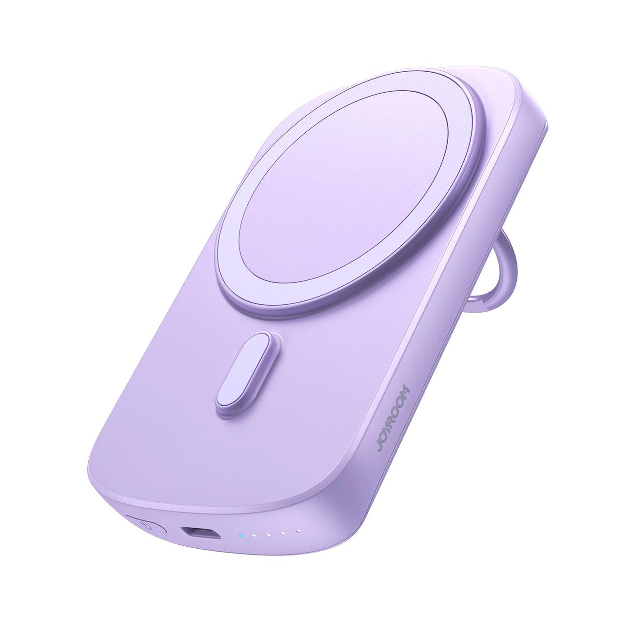 JOYROOM Wireless Power Bank 6000Mah Joyroom Jr-W030 20W Magsafe With Ring And Stand - Purple