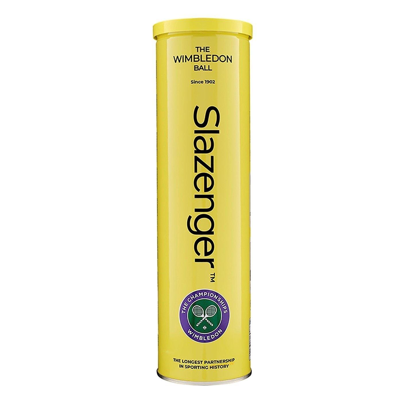Slazenger Wimbledon Tennis Balls (Tube Of 4)