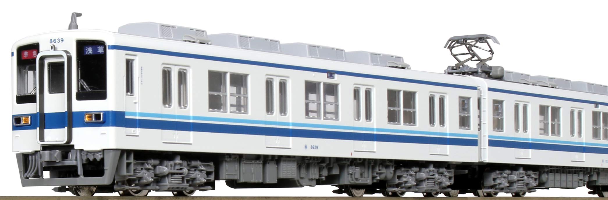 PITAKITE KATO N Gauge Tobu Railway 8000 Series Updated Car Top Car Addition Set Railway Model Train 2-Car 10-1649