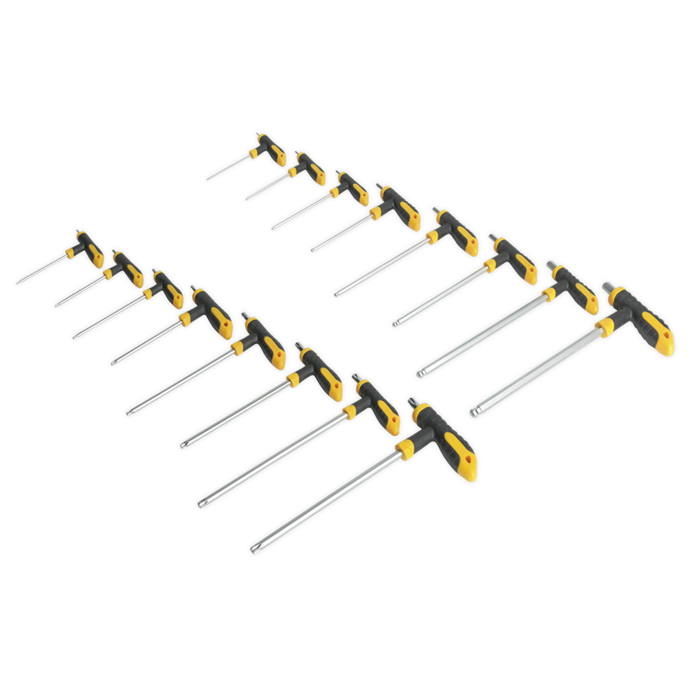  T-handle Trx-star* & Hex Key Set 16pc