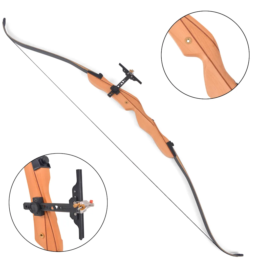 VidaXL Adult Recurve Bow 68" 30 lb