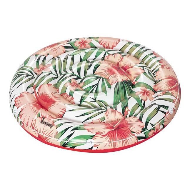 Bestway Matelas gonflable - Bestway - Float'n Fashion - Tropical - Blanc - Extérieur