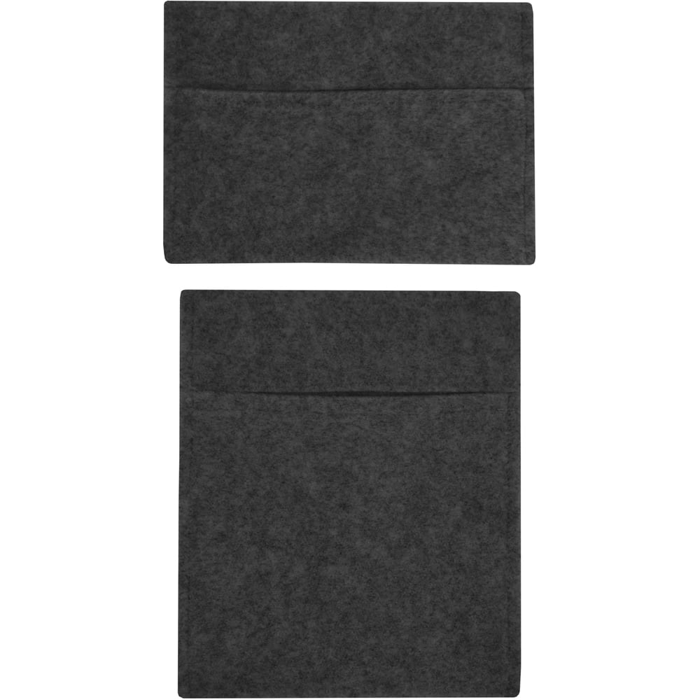 MonsterShop Fabric Tool Storage Pouches - Anthracite Grey