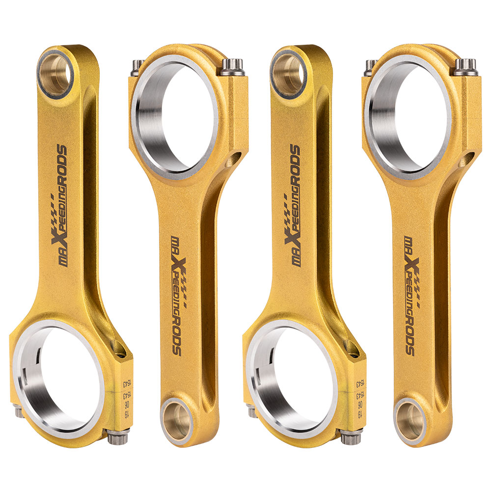 MaXpeedingrods Titanize Connecting Rods compatible for Subaru Forester EJ20 EJ25 Engine ARP 2000 3/8quot; 4340
