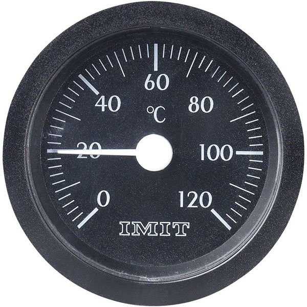 IMIT 100847 Capillary Thermometer 0-120°C Precise Ratcheted Mounting