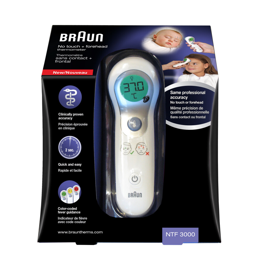 Braun 2-in-1 No touch + touch forehead Thermometer