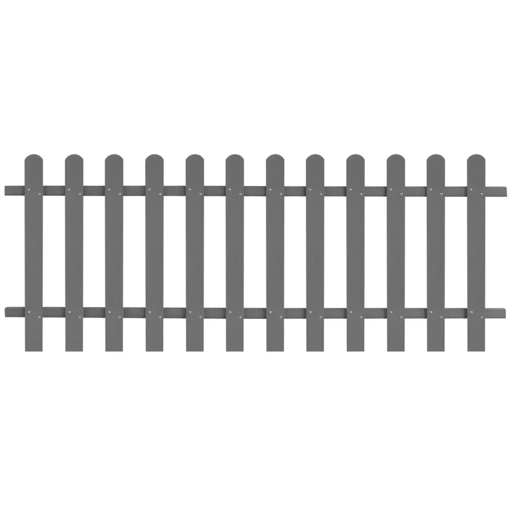 VidaXL Picket Fence WPC 200x80 cm