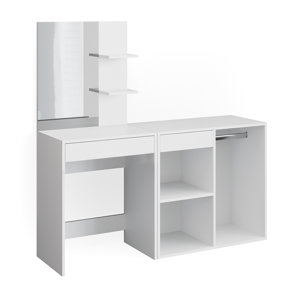 Oskar Kinderland Isabelle Dressing Table with Mirror brown