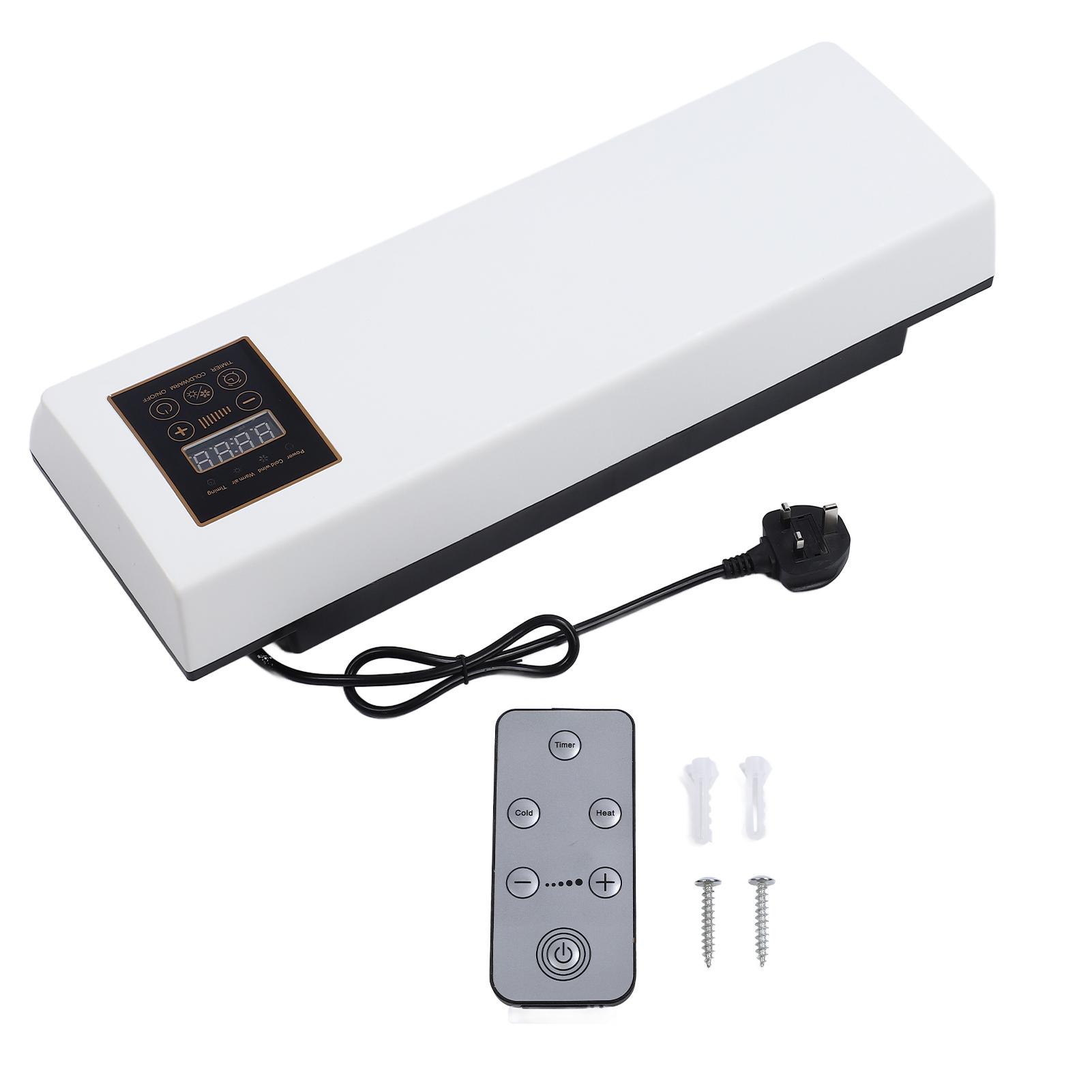 Vestidos Air Conditioner Wall Mount Cooling Heating Remote Control Quiet Operation Mini AC Fan for Home RV