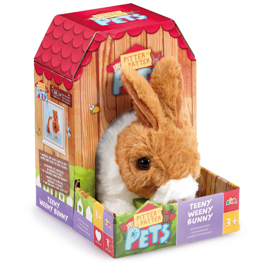 Addo Toys Pitter Patter Pets Brown Teeny Weeny Bunny Electronic Pet
