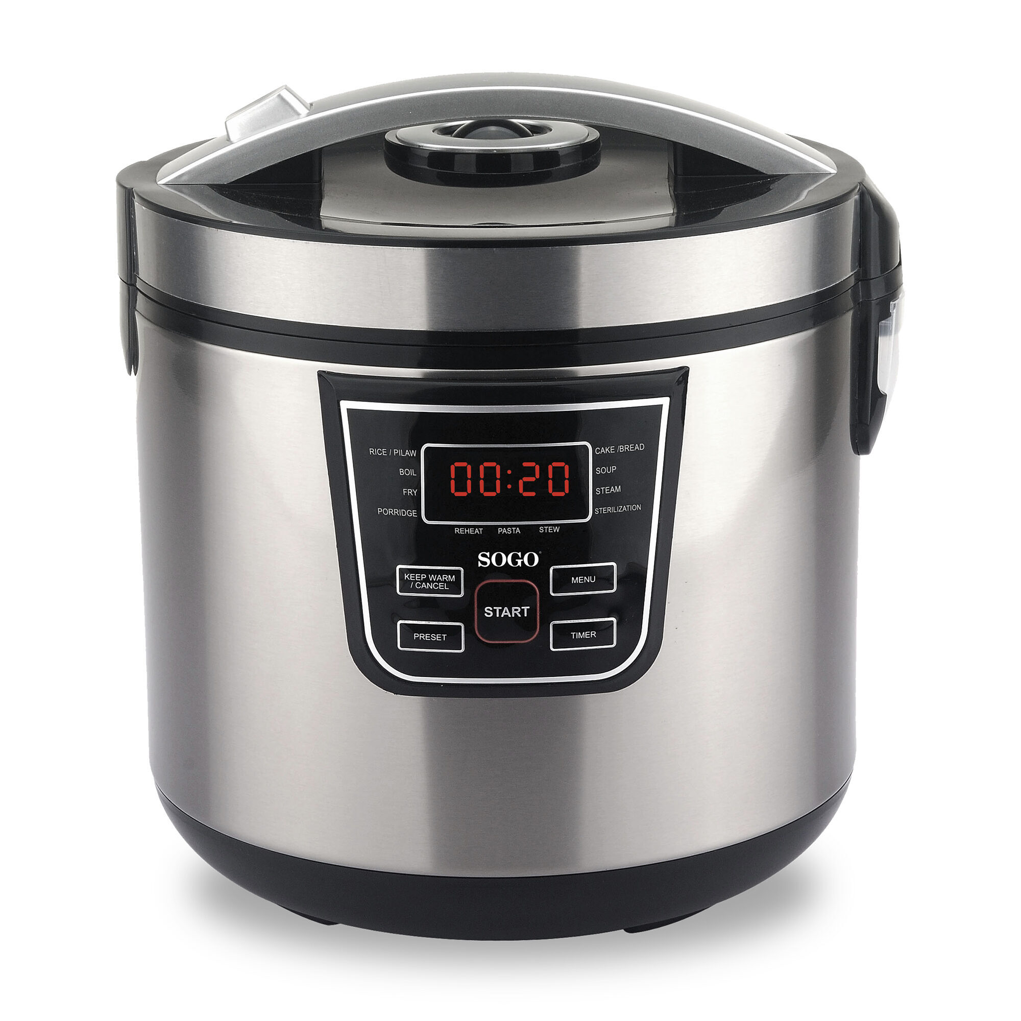 Sogo 5L Multi-Cooker gray